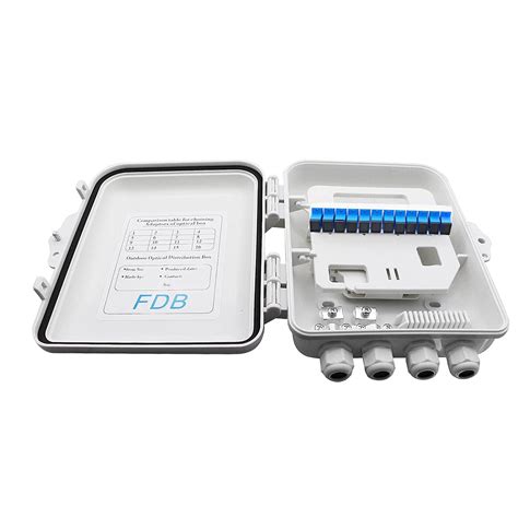 12 core fiber junction box|PNGKNYOCN 12 Core FTTH Fiber Distribution Box, .